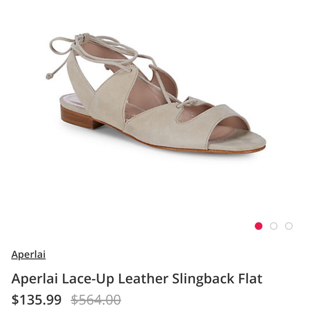 Aperlai biege sandals